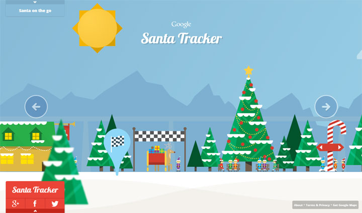 Google Santa Tracker 