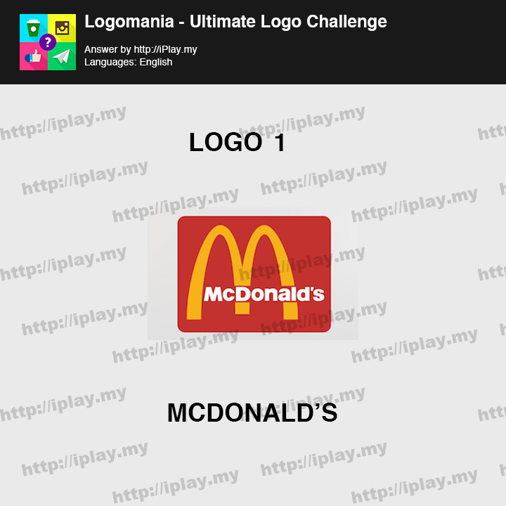 Logomania Ultimate Logo Challenge | iPlay.my
