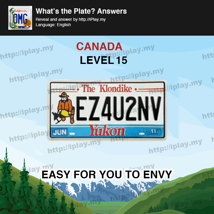 What's the Plate Canada Level 15