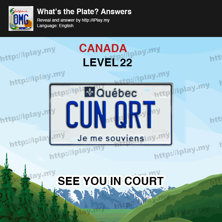 What's the Plate Canada Level 22
