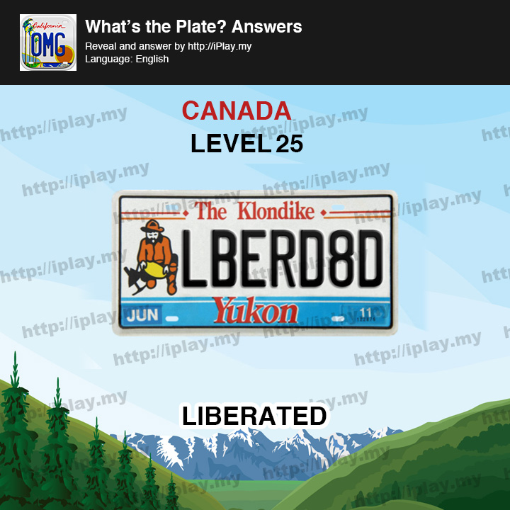What's the Plate Canada Level 25