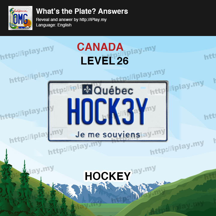 What's the Plate Canada Level 26