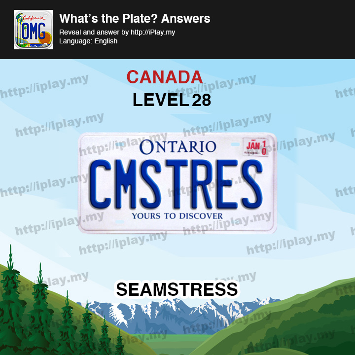 What's the Plate Canada Level 28