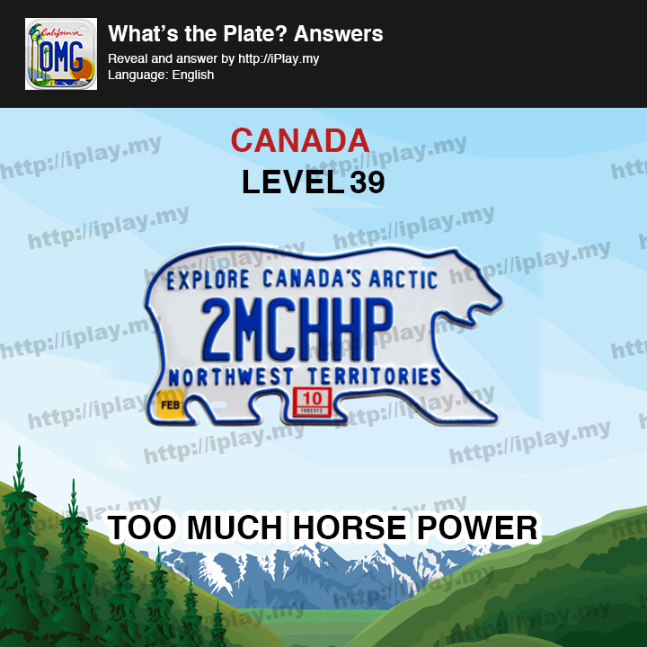 What's the Plate Canada Level 39
