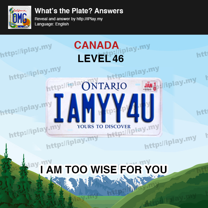 What's the Plate Canada Level 46