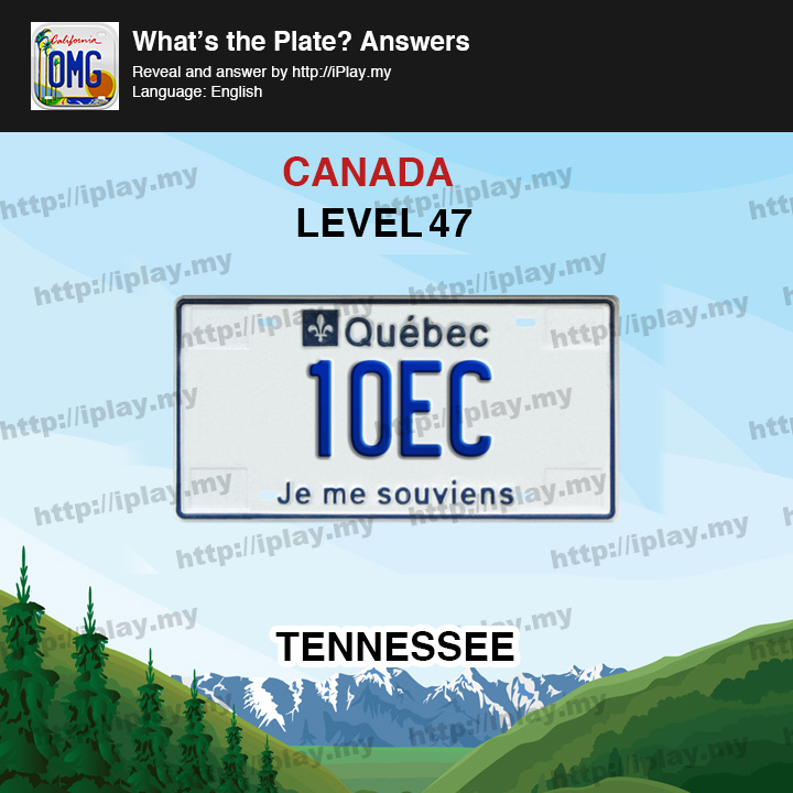 What's the Plate Canada Level 47