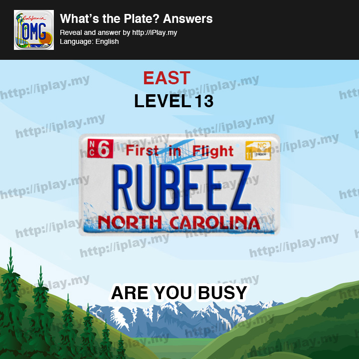What's the Plate East Level 13