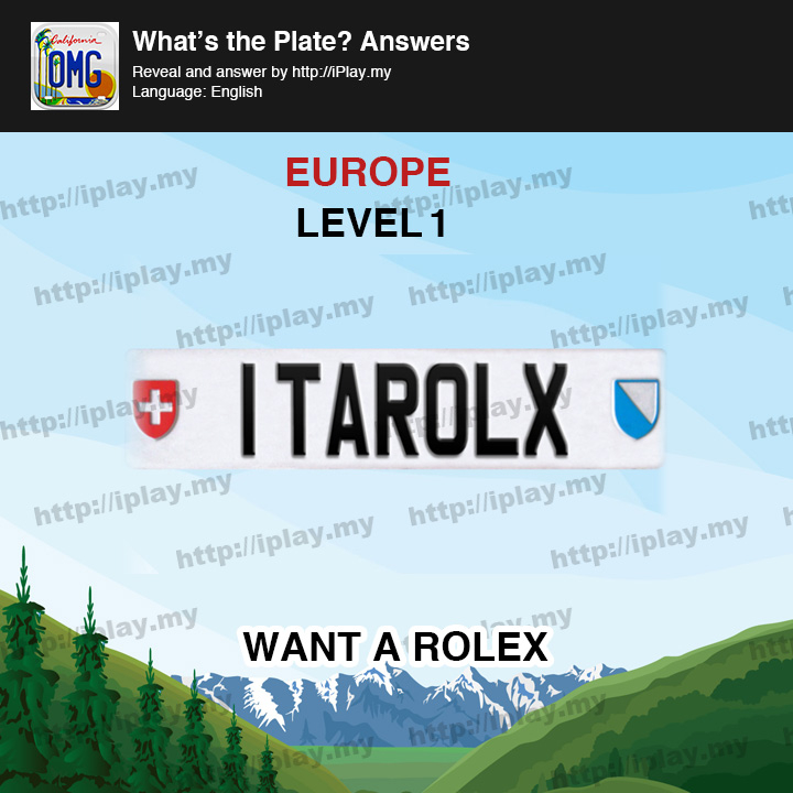 What's the Plate Europe Level 1