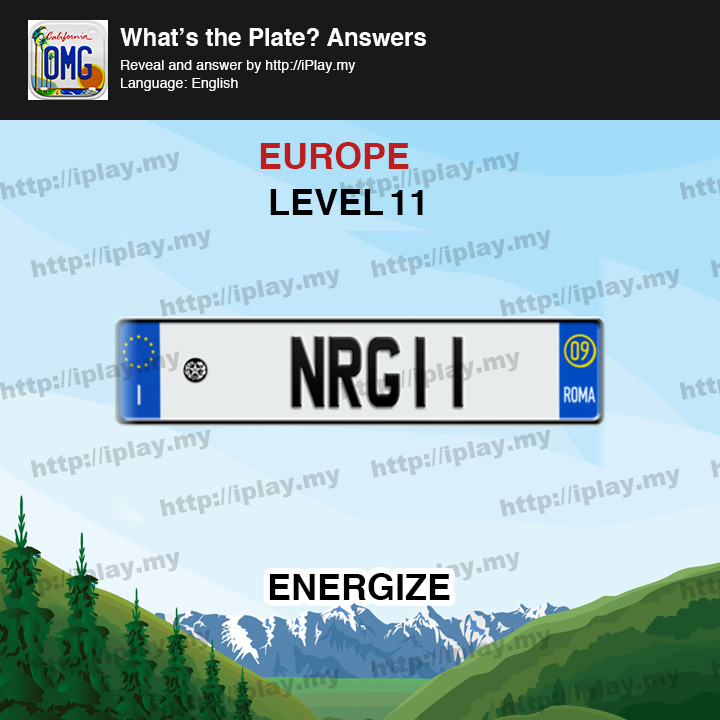 What's the Plate Europe Level 11