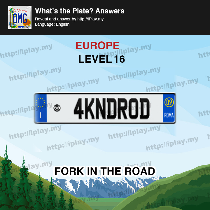 What's the Plate Europe Level 16