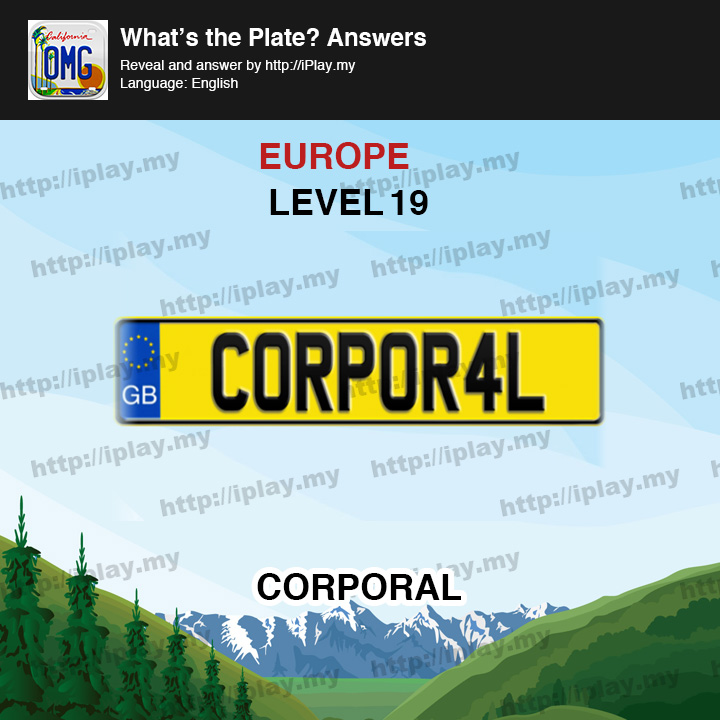 What's the Plate Europe Level 19
