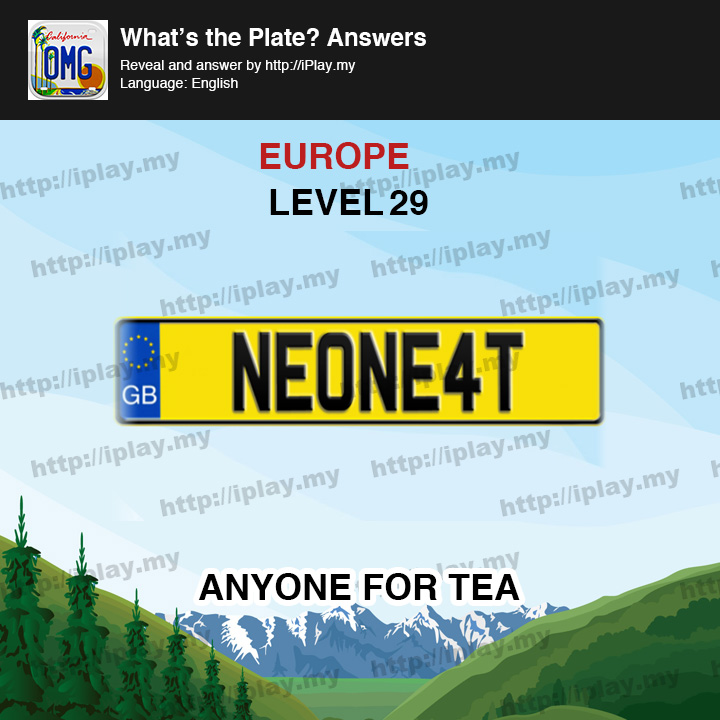 What's the Plate Europe Level 29