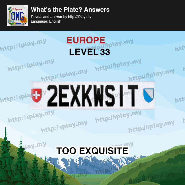 What's the Plate Europe Level 33