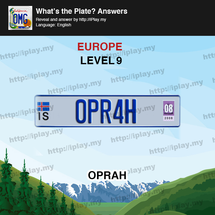 What's the Plate Europe Level 9