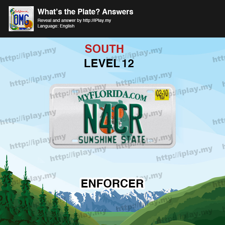 What's the Plate South Level 12