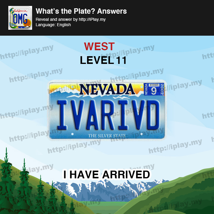What's the Plate West Level 11