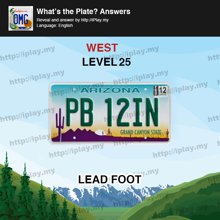 What's the Plate West Level 25